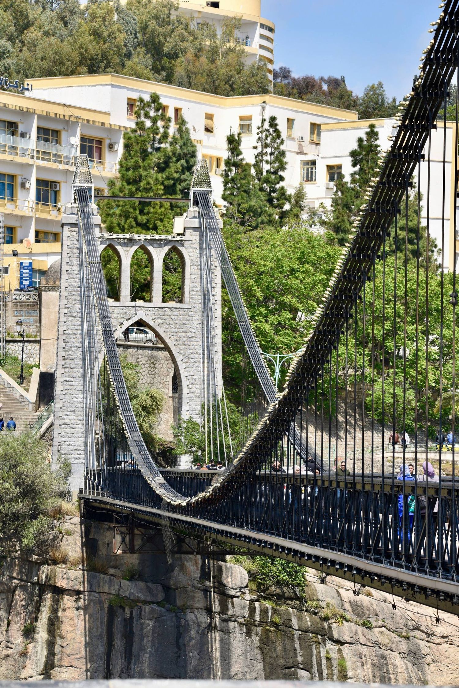 Le pont suspendu de Constantine